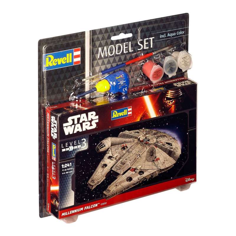 SPOTT-GR Star Wars - Κιτ Μοντελισμού (Αναλογία 1/241) Model Set Millennium Falcon Μεγέθους 10cm