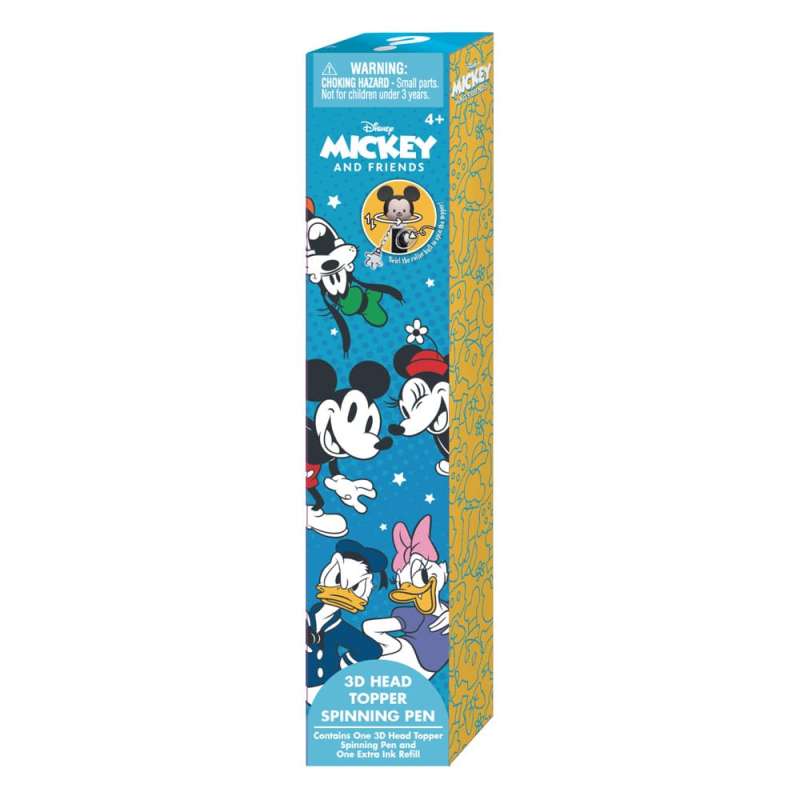 SPOTT-GR Mickey and Friends - Στυλό με 3D Spinning Head Topper σε Blind Box Display (Σετ 16 Τεμάχια)