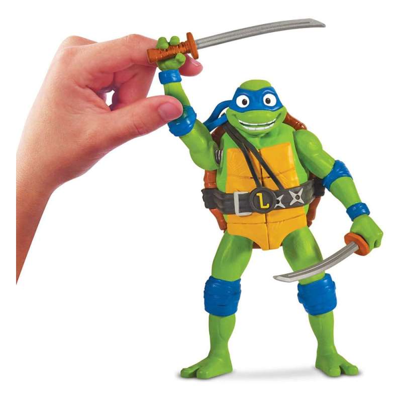 SPOTT-GR Teenage Mutant Ninja Turtles: Mutant Mayhem Ninja Shouts - Φιγούρα Δράσης Leonardo Μεγέθους 14cm