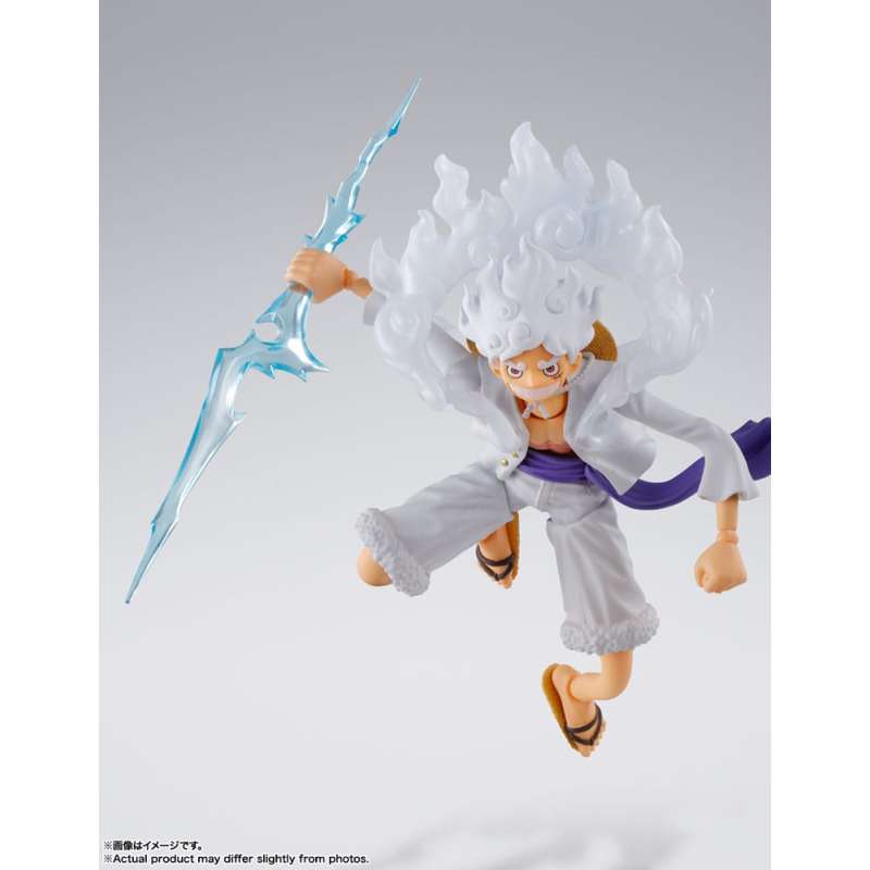 SPOTT-GR One Piece S.H. Figuarts - Φιγούρα Δράσης Monkey D. Luffy Gear 5 Μεγέθους 15cm