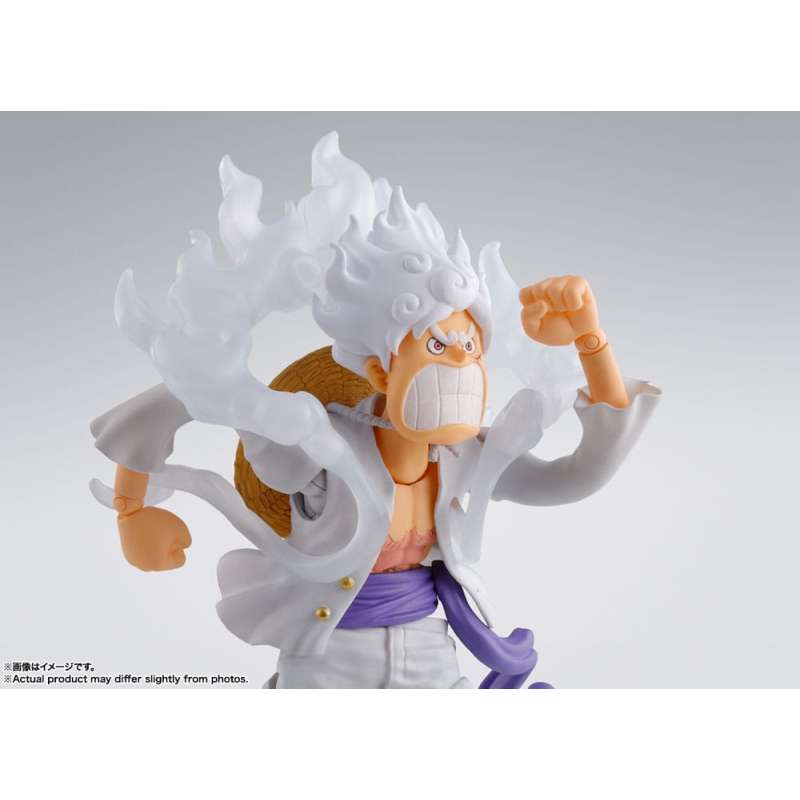 SPOTT-GR One Piece S.H. Figuarts - Φιγούρα Δράσης Monkey D. Luffy Gear 5 Μεγέθους 15cm
