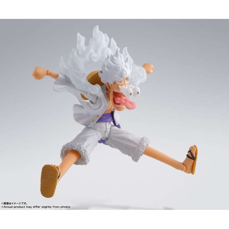 SPOTT-GR One Piece S.H. Figuarts - Φιγούρα Δράσης Monkey D. Luffy Gear 5 Μεγέθους 15cm