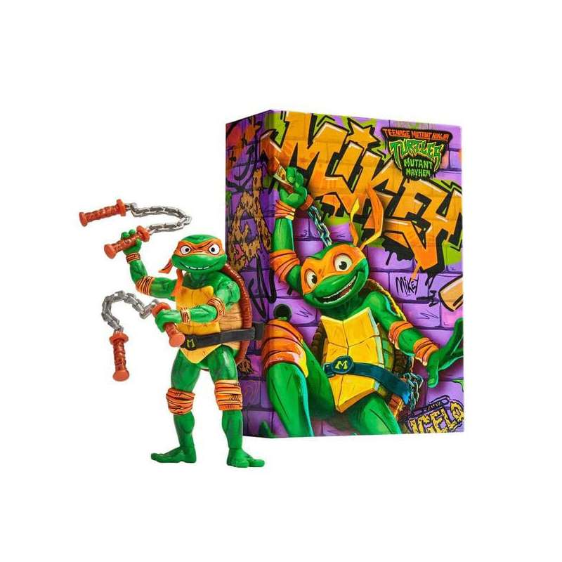 SPOTT-GR Teenage Mutant Ninja Turtles: Mutant Mayhem - Φιγούρα Δράσης Comic Con Michelangelo Μεγέθους 18cm