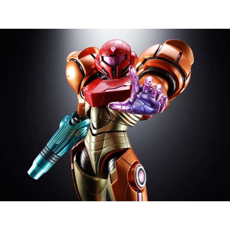 SPOTT-GR Metroid Prime 4: Beyond Diecast - Φιγούρα Δράσης Samus Aran LED Μεγέθους 21cm