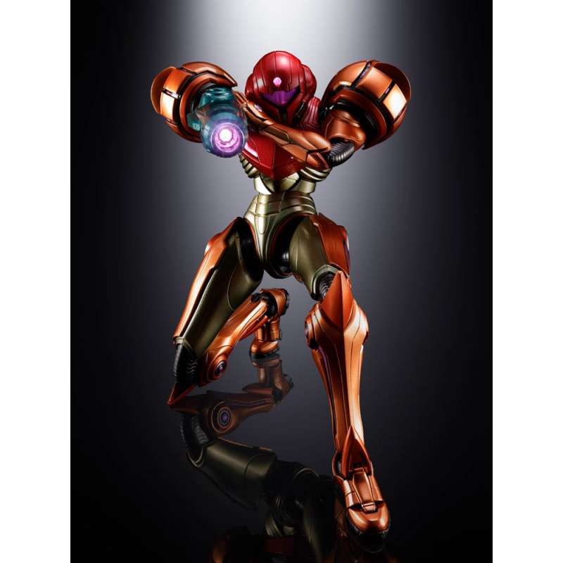 SPOTT-GR Metroid Prime 4: Beyond Diecast - Φιγούρα Δράσης Samus Aran LED Μεγέθους 21cm