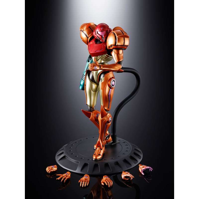 SPOTT-GR Metroid Prime 4: Beyond Diecast - Φιγούρα Δράσης Samus Aran LED Μεγέθους 21cm