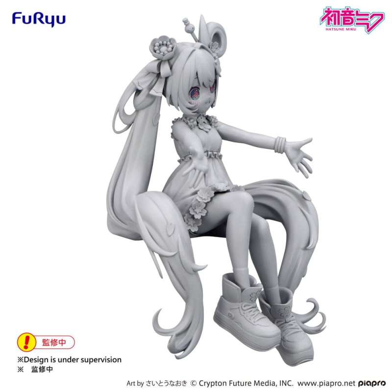 SPOTT-GR Hatsune Miku Noodle Stopper - Φιγούρα PVC Hatsune Miku 10th Anniversary Μεγέθους 14cm