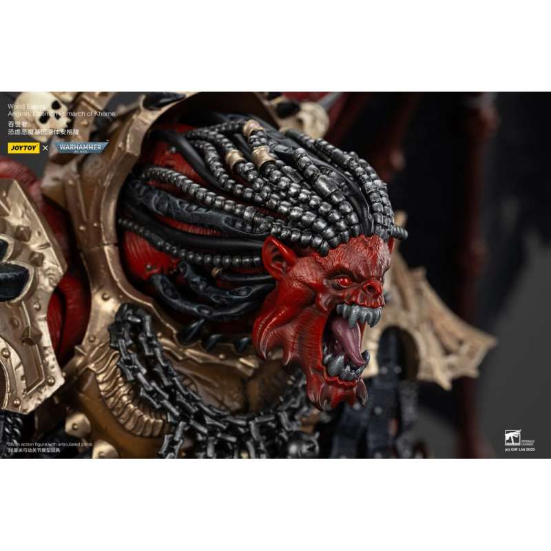 SPOTT-GR Warhammer 40k - Φιγούρα Δράσης World Eaters Angron Daemon Primarch of Khorne Μεγέθους 48cm