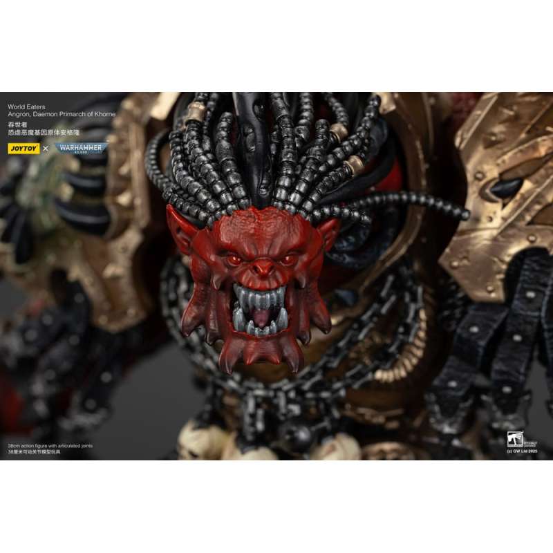 SPOTT-GR Warhammer 40k - Φιγούρα Δράσης World Eaters Angron Daemon Primarch of Khorne Μεγέθους 48cm