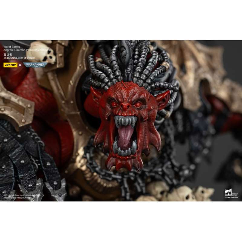 SPOTT-GR Warhammer 40k - Φιγούρα Δράσης World Eaters Angron Daemon Primarch of Khorne Μεγέθους 48cm