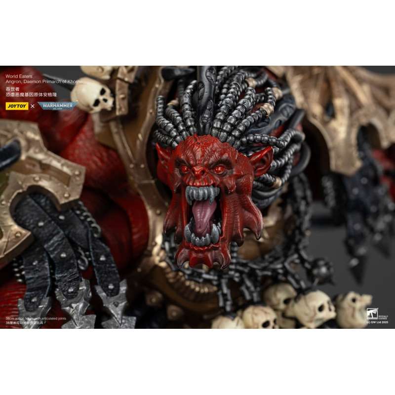 SPOTT-GR Warhammer 40k - Φιγούρα Δράσης World Eaters Angron Daemon Primarch of Khorne Μεγέθους 48cm