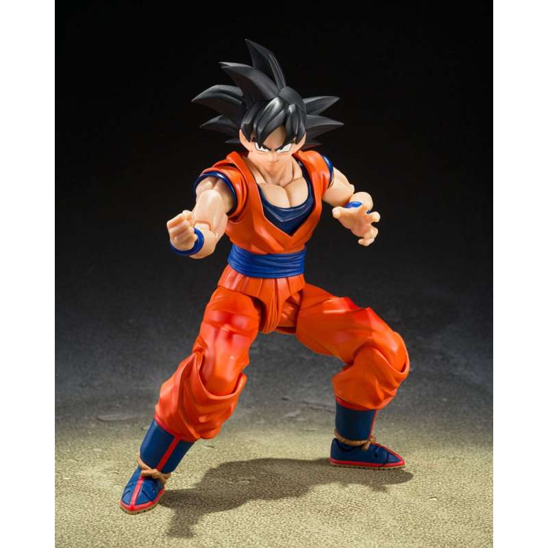 SPOTT-GR Dragon Ball Z S.H.Figuarts - Φιγούρα Δράσης Son Goku (The Kind-Hearted Saiyan) Μεγέθους 14cm