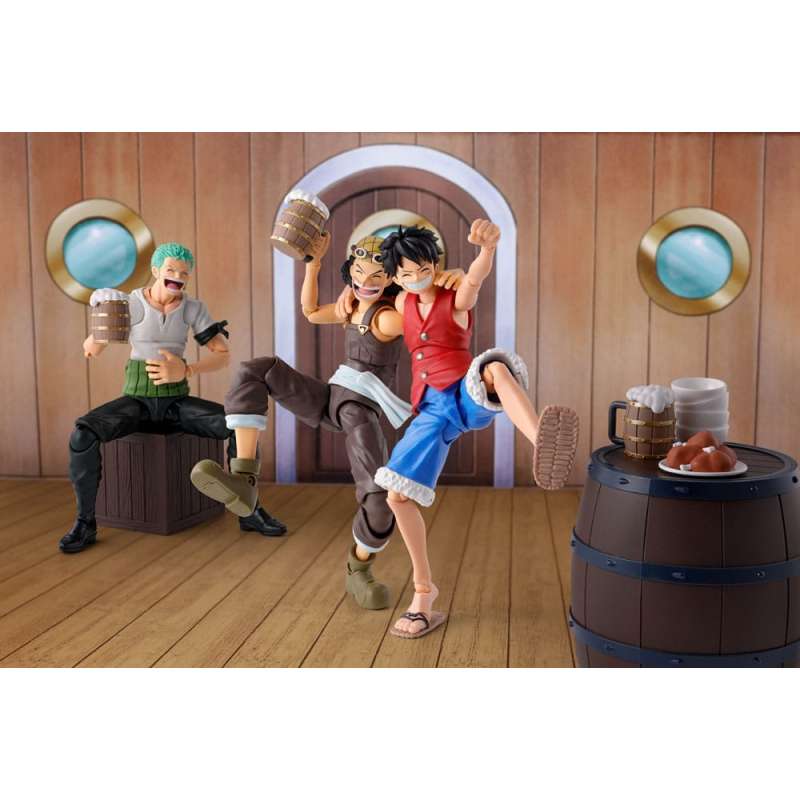 SPOTT-GR One Piece S.H. Figuarts - Σετ Αξεσουάρ Φιγούρων The Straw Hat Crew Party Set
