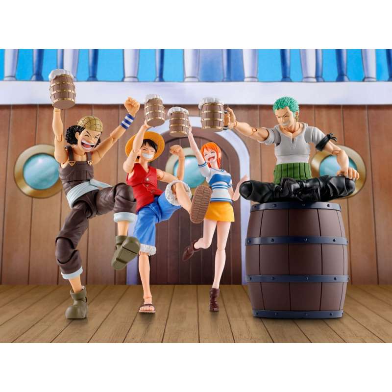 SPOTT-GR One Piece S.H. Figuarts - Σετ Αξεσουάρ Φιγούρων The Straw Hat Crew Party Set