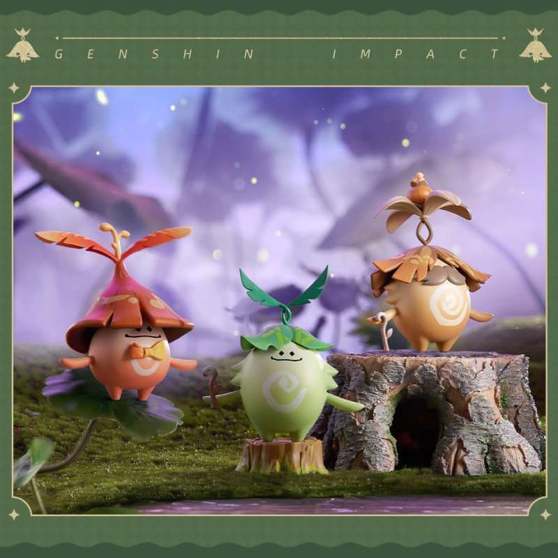 SPOTT-GR Genshin Impact Blind Box - Μίνι Φιγούρες Aranara Series Display (Σετ 9 Τεμάχια)