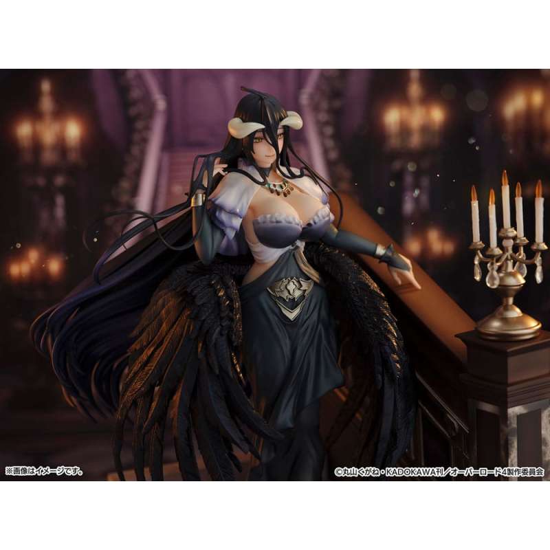 SPOTT-GR Overlord Shibuya Scramble - Φιγούρα PVC (Αναλογία 1/7) Albedo Jet Black Dress Ver. Μεγέθους 28cm