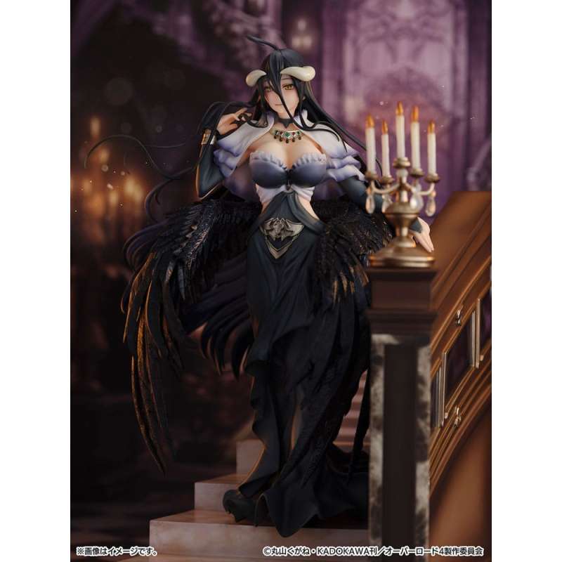 SPOTT-GR Overlord Shibuya Scramble - Φιγούρα PVC (Αναλογία 1/7) Albedo Jet Black Dress Ver. Μεγέθους 28cm