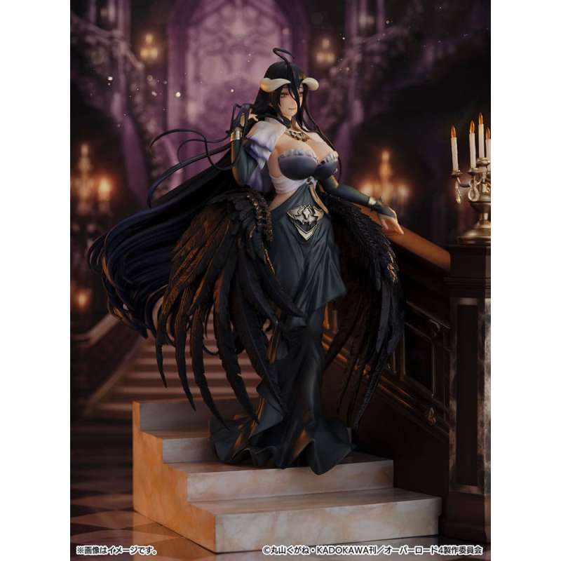 SPOTT-GR Overlord Shibuya Scramble - Φιγούρα PVC (Αναλογία 1/7) Albedo Jet Black Dress Ver. Μεγέθους 28cm