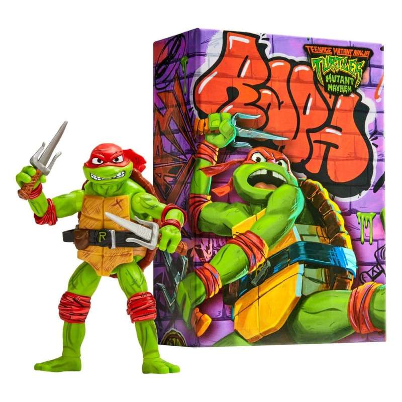 SPOTT-GR Teenage Mutant Ninja Turtles: Mutant Mayhem - Φιγούρα Δράσης Comic Con Raphael Μεγέθους 18cm