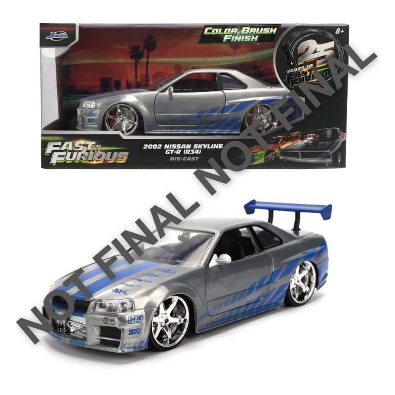 SPOTT-GR Fast & Furious - Diecast Όχημα (Αναλογία 1:24) Anniversary Nissan Skyline Μεγέθους 19cm