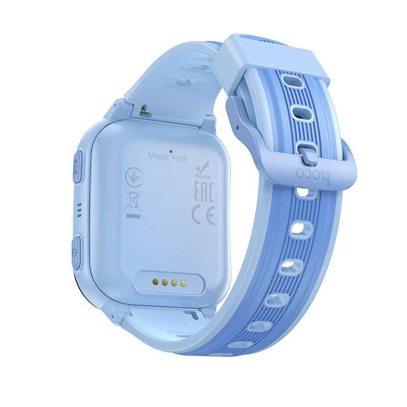 SPOTT-GR Hoco Y108 - Παιδικό Smartwatch με Υποδοχή SIM και Δυνατότητα Κλήσεων σε Μπλε Χρώμα