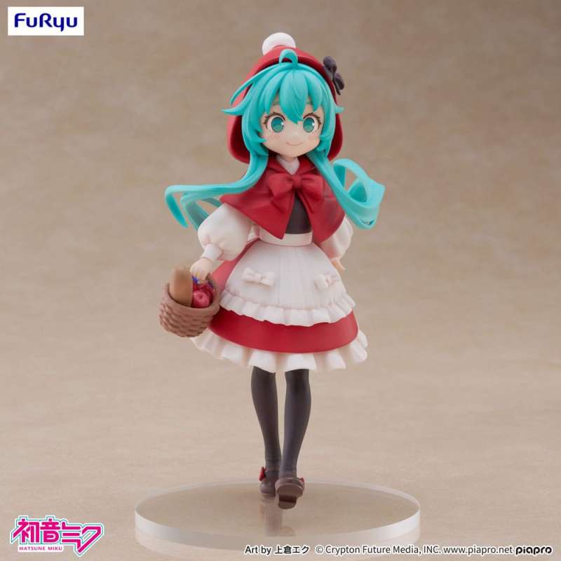 SPOTT-GR Hatsune Miku Desktop Fairy - Φιγούρα PVC Hatsune Miku Little Red Riding Hood Ver. Μεγέθους 16cm