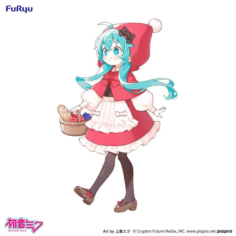 SPOTT-GR Hatsune Miku Desktop Fairy - Φιγούρα PVC Hatsune Miku Little Red Riding Hood Ver. Μεγέθους 16cm