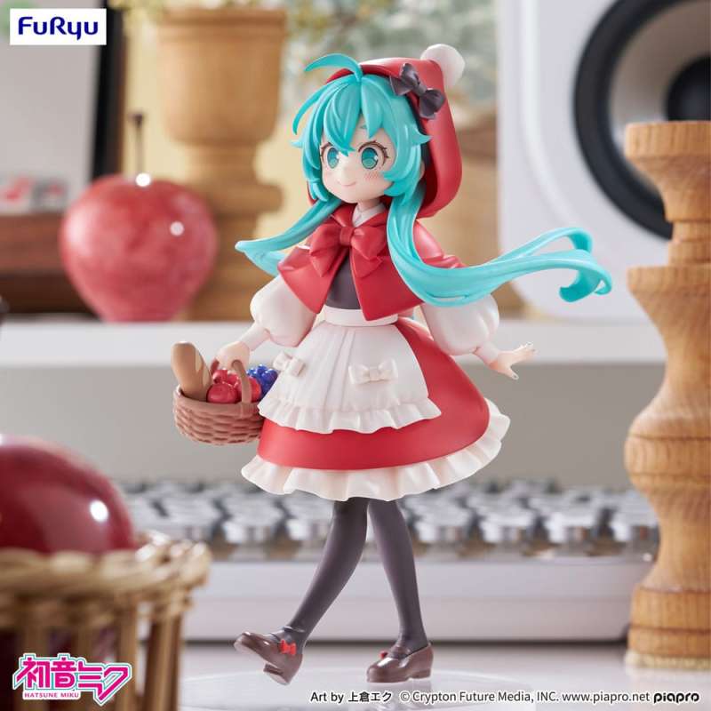 SPOTT-GR Hatsune Miku Desktop Fairy - Φιγούρα PVC Hatsune Miku Little Red Riding Hood Ver. Μεγέθους 16cm