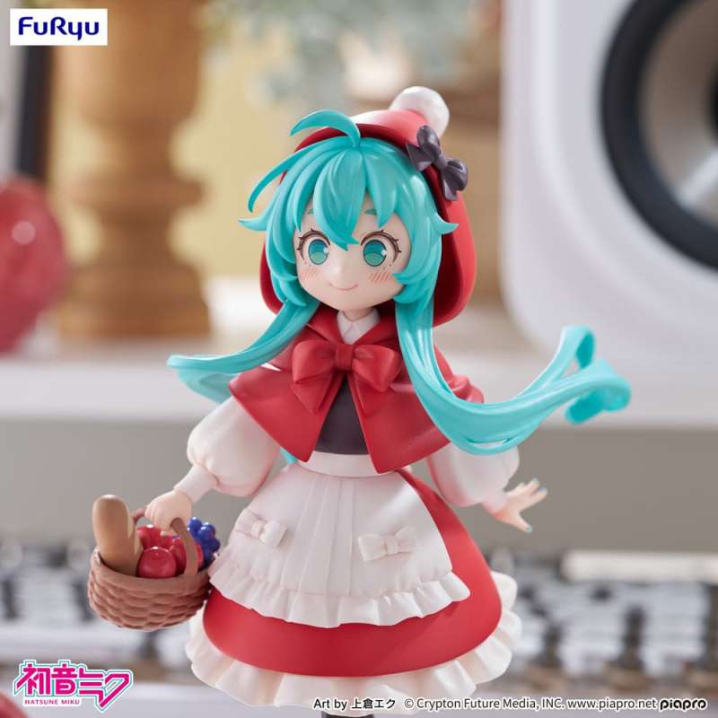 SPOTT-GR Hatsune Miku Desktop Fairy - Φιγούρα PVC Hatsune Miku Little Red Riding Hood Ver. Μεγέθους 16cm