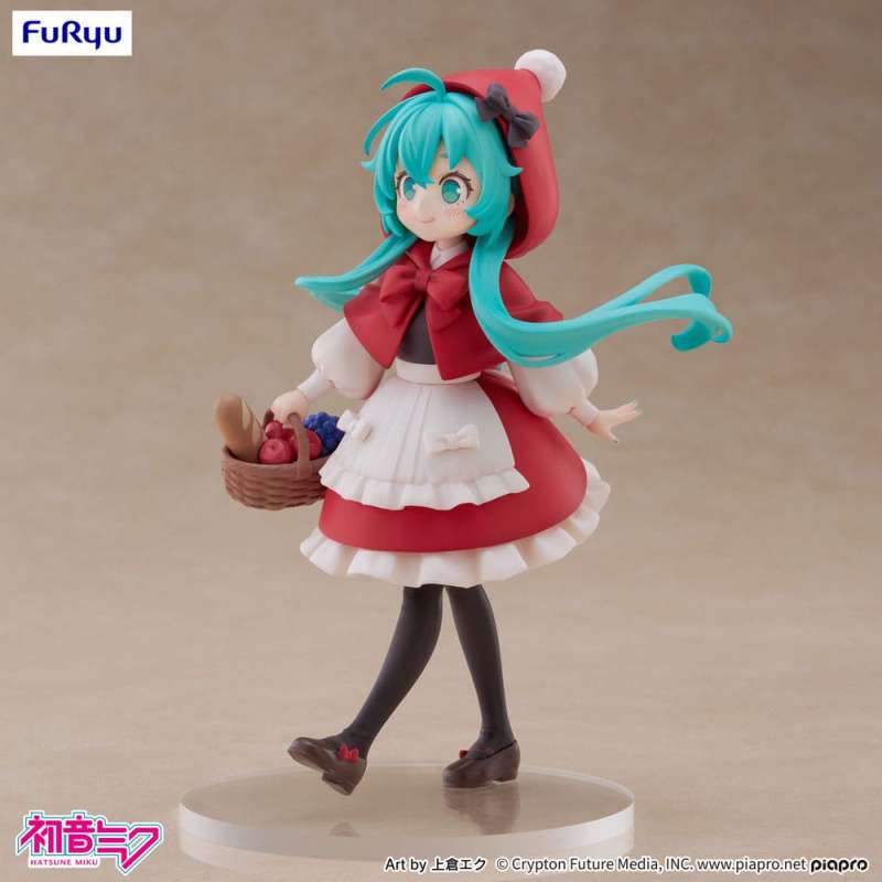 SPOTT-GR Hatsune Miku Desktop Fairy - Φιγούρα PVC Hatsune Miku Little Red Riding Hood Ver. Μεγέθους 16cm