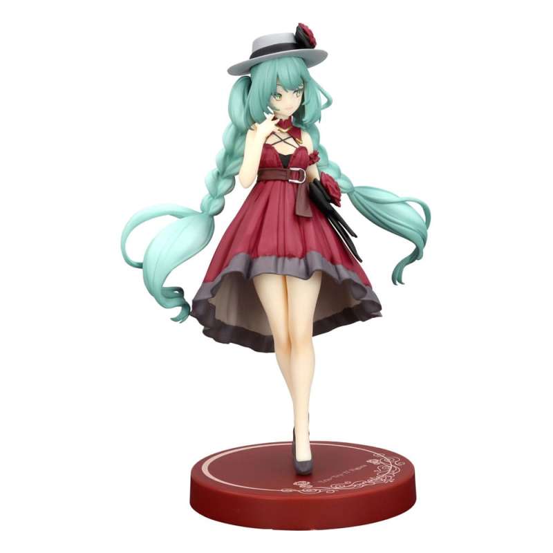 SPOTT-GR Hatsune Miku Trio-Try-iT - Φιγούρα PVC Hatsune Miku Outing Dress Red Color Ver. Μεγέθους 19cm