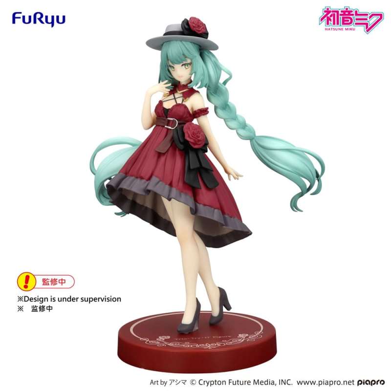 SPOTT-GR Hatsune Miku Trio-Try-iT - Φιγούρα PVC Hatsune Miku Outing Dress Red Color Ver. Μεγέθους 19cm