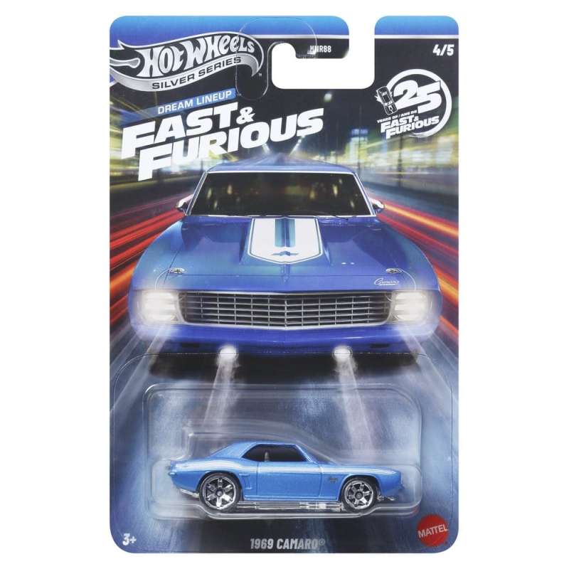 SPOTT-GR Fast & Furious Hot Wheels Silver Series - Die-Cast Οχήματα 979N (Σετ 24 Τεμάχια) (Αναλογία 1/64)