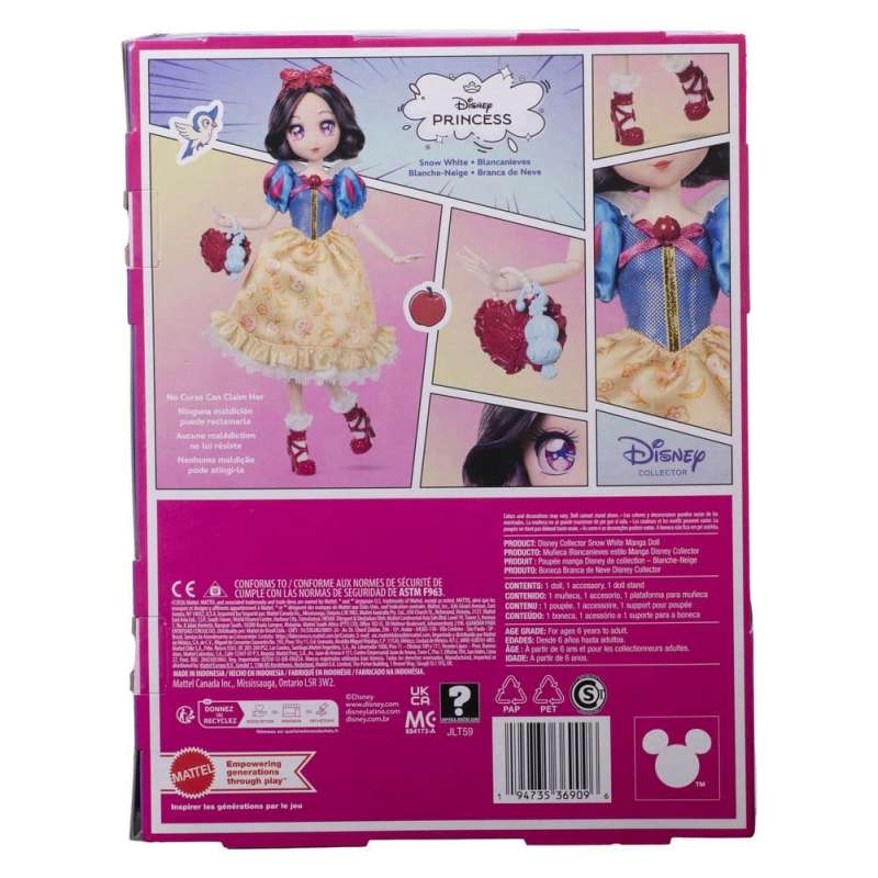 SPOTT-GR Disney Princess - Κούκλα Manga Snow White Μεγέθους 22cm