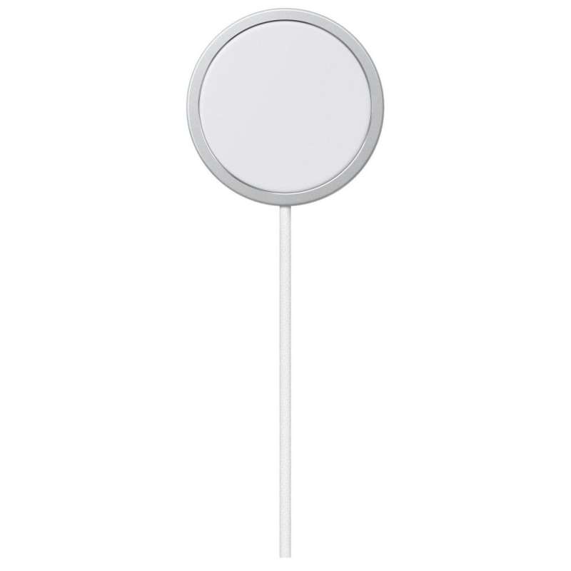 SPOTT-GR Apple MX6Y3ZM/A - Γνήσιος Ασύρματος Φορτιστής 25W Qi 2 με Υποστήριξη MagSafe σε Άσπρο Χρώμα (A3250)