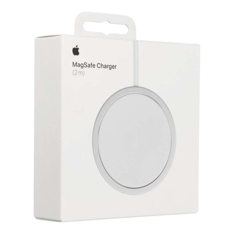 SPOTT-GR Apple MX6Y3ZM/A - Γνήσιος Ασύρματος Φορτιστής 25W Qi 2 με Υποστήριξη MagSafe σε Άσπρο Χρώμα (A3250)