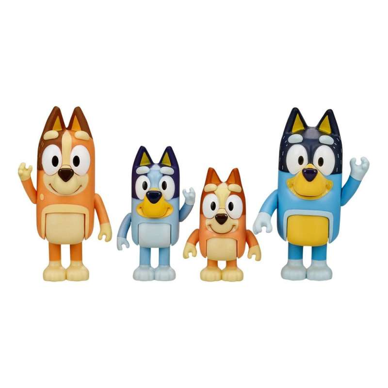 SPOTT-GR Bluey - Φιγούρες Δράσης Χαρακτήρων (4-Pack)