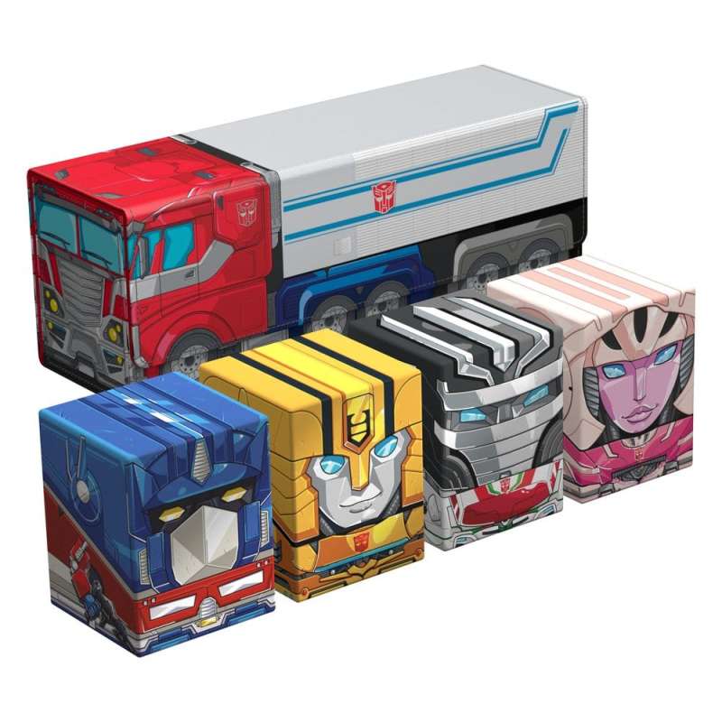SPOTT-GR Squaroes Collectors Case 400 Squaroe Transformers - Optimus Prime Truck