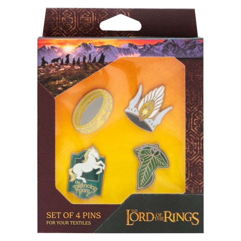 SPOTT-GR The Lord of the Rings - Σετ Κονκάρδες (4 Τεμάχια)