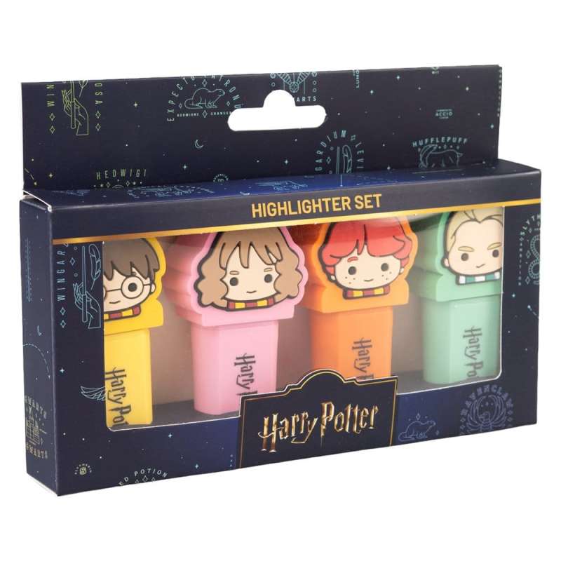 SPOTT-GR Harry Potter - Σκιαγραφικά με Toppers (Σετ 4 Τεμάχια)