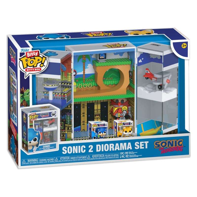 SPOTT-GR Sonic 2 Bitty POP! Boxes - Φιγούρα Βινυλίου Diorama Set