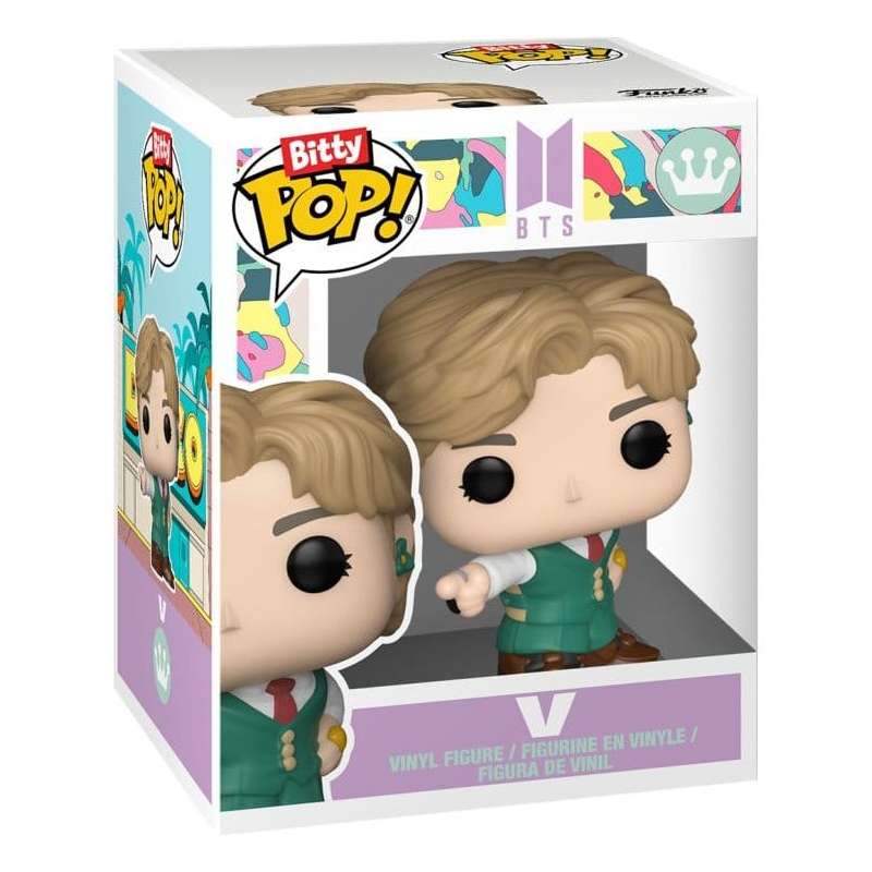 SPOTT-GR BTS Bitty POP! Stages - Φιγούρα Βινυλίου V (Dynamite) Μεγέθους 2.5cm