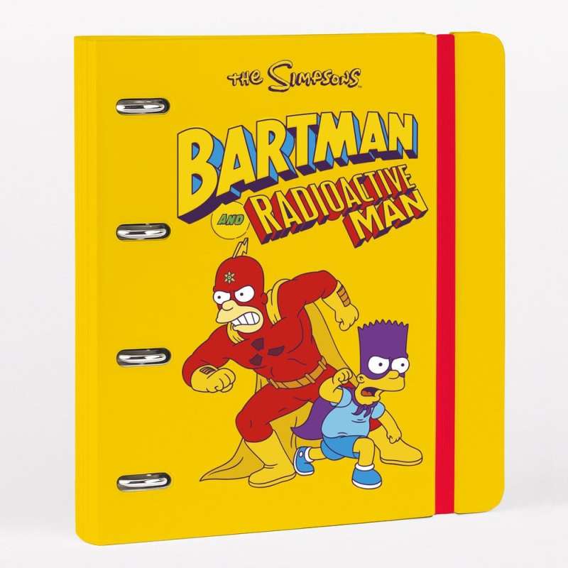 SPOTT-GR The Simpsons - Ντοσιέ Κλασέρ 4 Δακτυλίων σε Μπλε Χρώμα