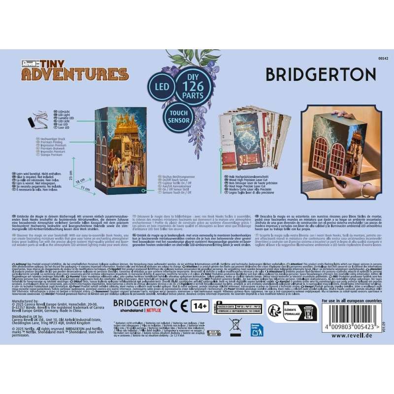 SPOTT-GR Bridgerton Tiny Adventures Book Nook - Διόραμα The Duke and I Μεγέθους 18cm