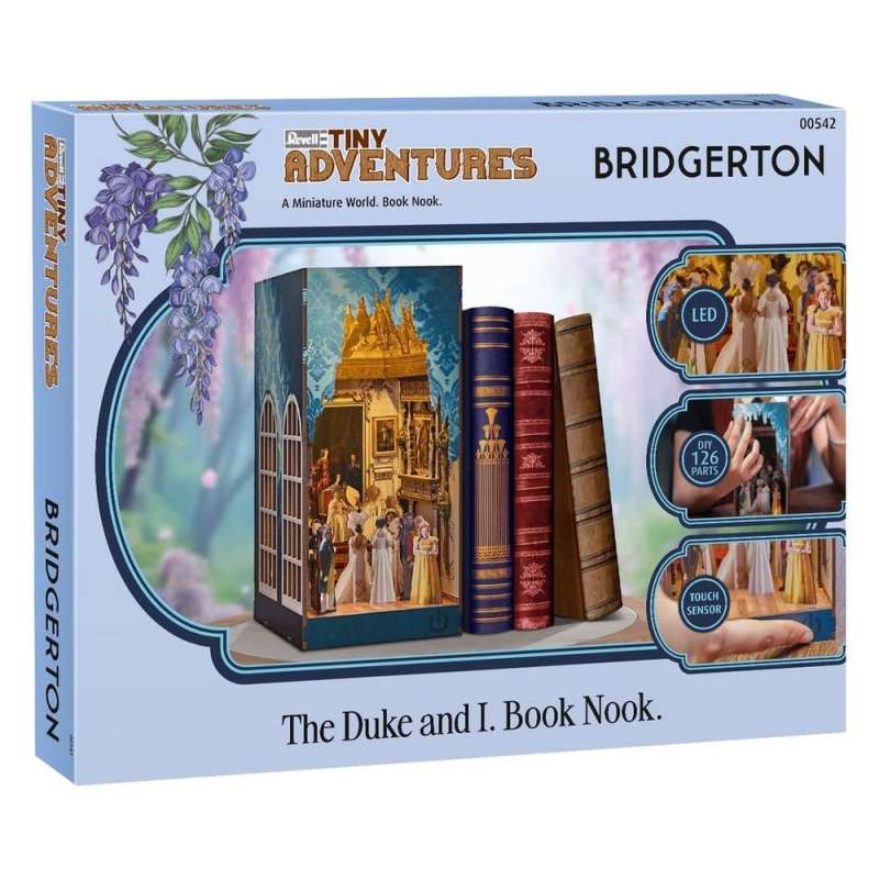 SPOTT-GR Bridgerton Tiny Adventures Book Nook - Διόραμα The Duke and I Μεγέθους 18cm