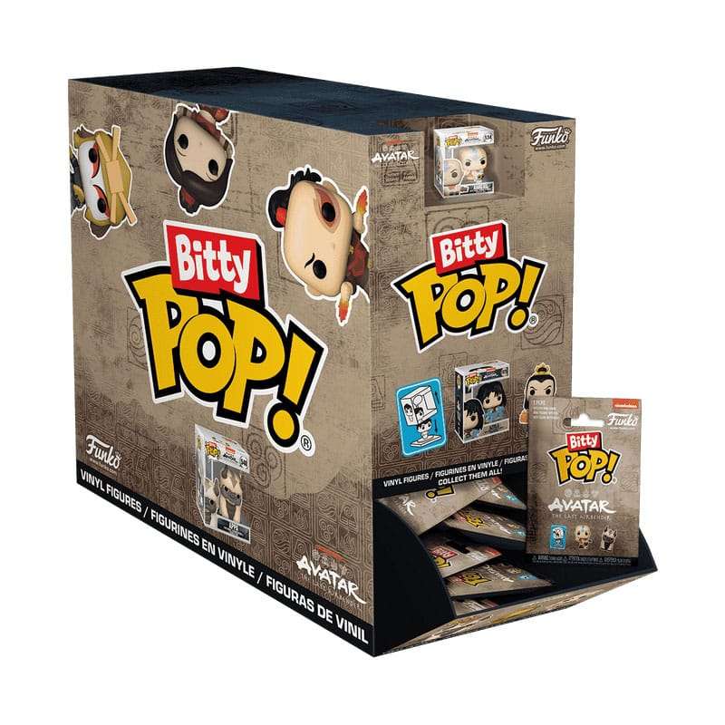 SPOTT-GR Avatar The Last Airbender Bitty POP! - Φιγούρες Βινυλίου Display PDQ Μεγέθους 2.5cm (Σετ 32 Τεμαχίων)