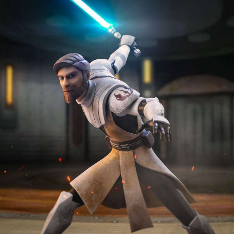SPOTT-GR Star Wars Deluxe Art Scale - Φιγούρα (Αναλογία 1/10) Obi-Wan Kenobi Μεγέθους 27cm