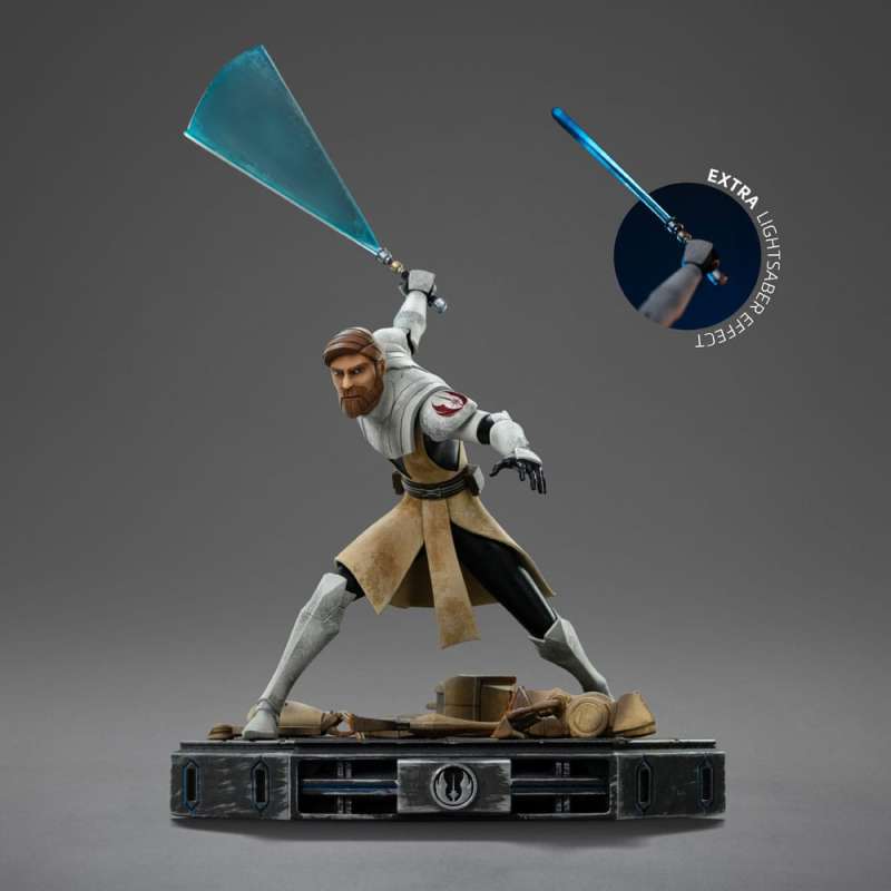 SPOTT-GR Star Wars Deluxe Art Scale - Φιγούρα (Αναλογία 1/10) Obi-Wan Kenobi Μεγέθους 27cm
