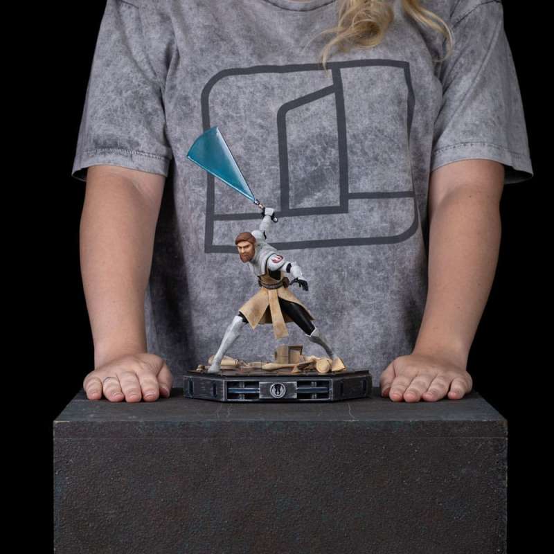 SPOTT-GR Star Wars Deluxe Art Scale - Φιγούρα (Αναλογία 1/10) Obi-Wan Kenobi Μεγέθους 27cm