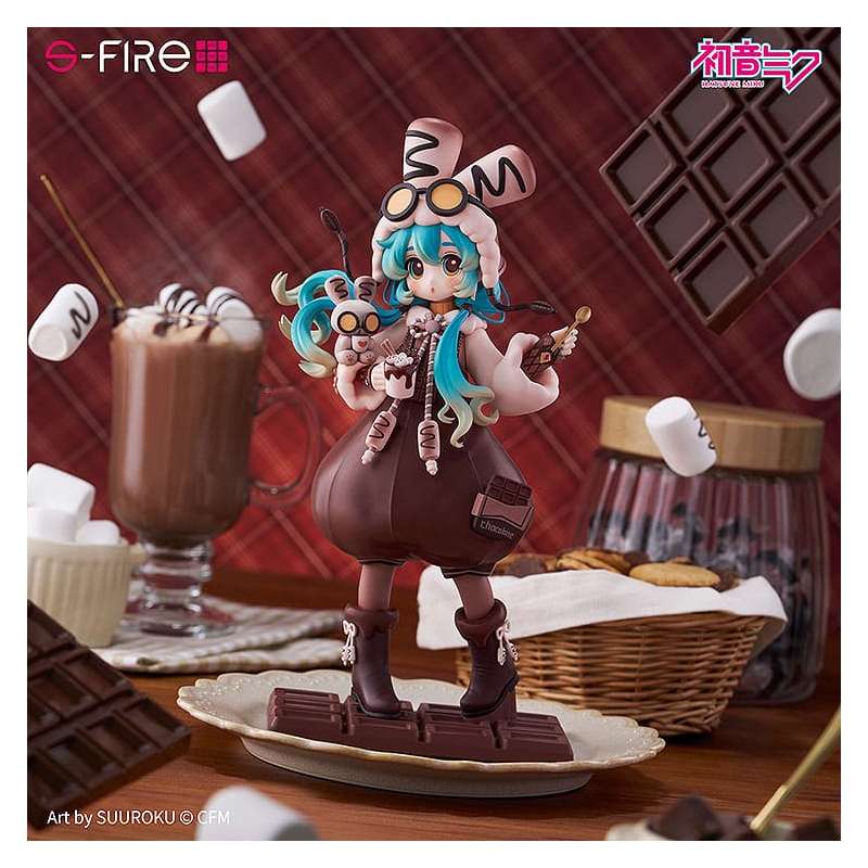 SPOTT-GR Character Vocal Series 01: Hatsune Miku - Φιγούρα PVC Hatsune Miku Marshmallow Hot Cocoa Μεγέθους 22cm